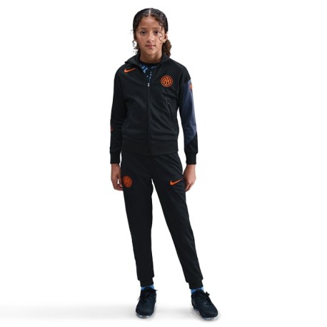 Nike Tuta Calcio Inter Training Nero Blu Arancio Bambino