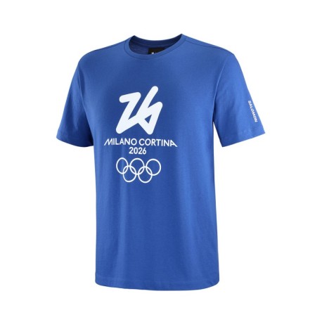Salomon T-Shirt Oro Icon Blue Quartz Uomo