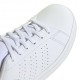 Adidas Advantage Base 2.0 J Gs Bianco Grigio - Sneakers Bambino