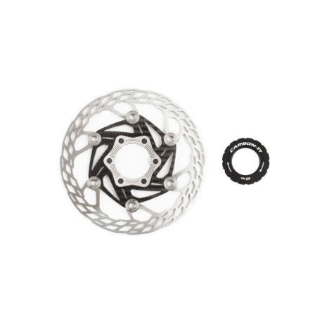 Carbon-Ti Freni A Disco Bici Da Corsa X-Rotor Steel Carb 3 Cl 140Mm Uomo