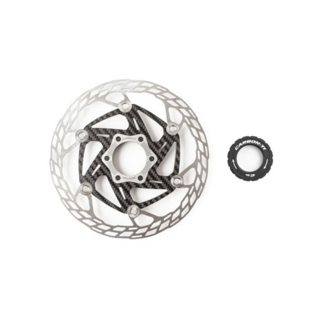 Carbon-Ti Freni A Disco Bici Da Corsa X-Rotor Steel Carb 3 Cl 160Mm Uomo