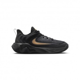 Nike Giannis Immortality 4 Gs Nero Oro - Scarpe Basket Bambino