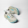 Brooks Ghost Trail Grigio Giallo Azzurro - Scarpe Trail Running Donna