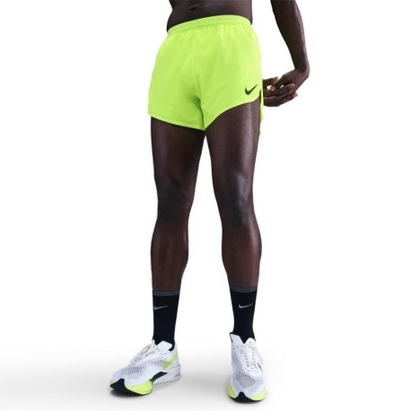 Nike Aeroswift Pantaloncini Running 4" Areovolt Nero Uomo