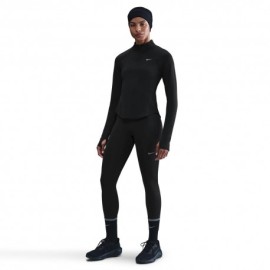 Nike Tempo Swoosh Maglia Running Nero Bianco Donna