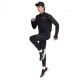 Nike Pacer Maglia Running Nero Argento Reflective Uomo