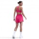 Nike Swoosh A Sostegno Medio Reggiseno Sportivo Rosso Donna