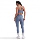 Nike Alate A Sostegno Medio Reggiseno Sportivo Azzurro Donna