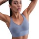 Nike Alate A Sostegno Medio Reggiseno Sportivo Azzurro Donna