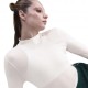 Nike Sportswear Chill Knit Maglia Maniche Lunghe Dolcevita Bianco Donna