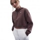 Nike Phoenix Felpa Crop Moro Donna