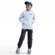 Nike Felpa Con Cappuccio Inter Club Grigio Blue Bambino