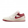 Nike Air Jordan 1 Low Se Bianco Rosso - Sneakers Donna