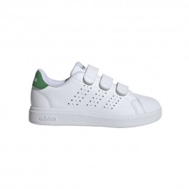 Adidas Advantage Base 2.0 Cf C Ps Bianco Verde - Sneakers Bambino