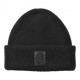 Imma Cuffia Milan Patch Pelle Ricamo Nero Rosso Uomo