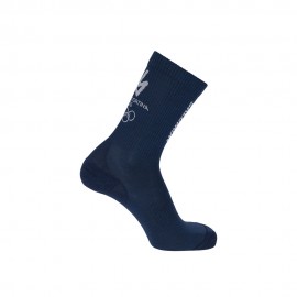 Salomon Calze Oro Emblem Blue Quartz Bianco