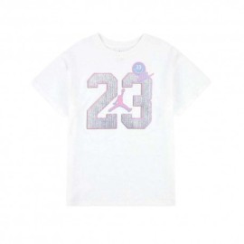 Nike Jordan T-Shirt Bianco Bambina