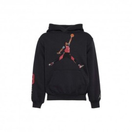 Nike Jordan Felpa Sketch Po Nero Bambino