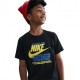 Nike Sportswear Maglietta Palestra Big Logo Nero Bambino