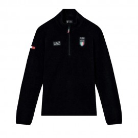 Ea7 Emporio Armani Italia Team Nero - Pile Donna