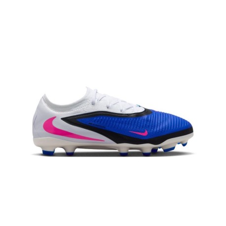 Nike Phantom 6 Low Pro Fg Mg Blu Rosa Bianco - Scarpe Da Calcio Bambino