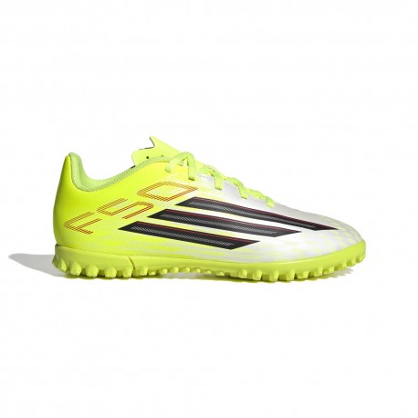 ADIDAS F50 Club Tf Giallo Nero Rosso - Scarpe Da Calcio Bambino