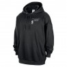 Nike Felpa Nba Team 31 Club Premium Nero Ornge Uomo