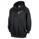 Nike Felpa Nba Team 31 Club Premium Nero Ornge Uomo