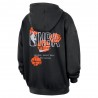 Nike Felpa Nba Team 31 Club Premium Nero Ornge Uomo