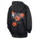 Nike Felpa Nba Team 31 Club Premium Nero Ornge Uomo