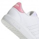 ADIDAS Advantage Base 2.0 J Gs Bianco Rosa - Sneakers Bambina