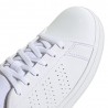ADIDAS Advantage Base 2.0 J Gs Bianco Rosa - Sneakers Bambina