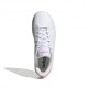 ADIDAS Advantage Base 2.0 J Gs Bianco Rosa - Sneakers Bambina