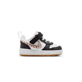 Nike Court Borough Low Ch Td Nero Bianco - Sneakers Bambino