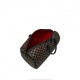 Sprayground Borsa Duffle Emboss Check 2 Moro