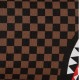 Sprayground Borsa Duffle Emboss Check 2 Moro