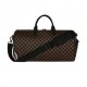 Sprayground Borsa Duffle Emboss Check 2 Moro