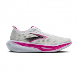 Brooks Hyperion 3 Bianco Luminar Cyber Rosa - Scarpe Running Donna