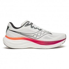 Saucony Ride 19 Bianco Crimson - Scarpe Running Uomo