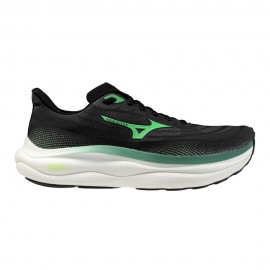 Mizuno Wave Sky 9 Nero Goblin Verde - Scarpe Running Uomo