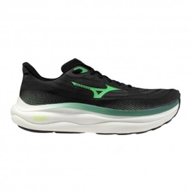 Mizuno Wave Sky 9 Nero Goblin Verde - Scarpe Running Uomo