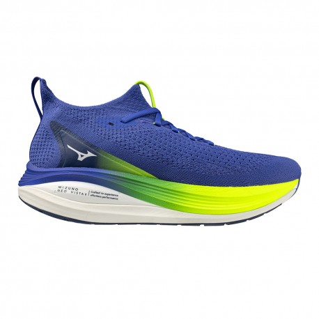 Mizuno Neo Vista 2 Blu Bianco Giallo - Scarpe Running Uomo