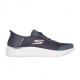 Skechers Go Walk Flex Hands Up Slip Ins Grigio Arancio - Sneakers Uomo