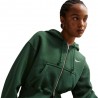 Nike Sportswear Phoenix Felpa Con Cerniera Verde Donna