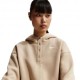 Nike Sportswear Phoenix Felpa Crop Con Cappuccio Verde Donna