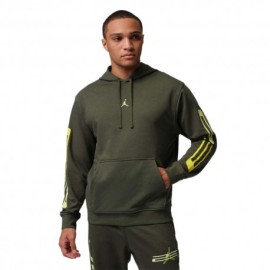 Nike Jordan Sport Crossover Felpa Con Cappuccio Verde Uomo