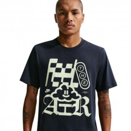Nike Sportswear T-Shirt Logo Graphic Blu Uomo