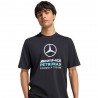 ADIDAS Mercedes-Amg Petronas Formula 1 Team Dna T-Shirt Fan Gf Nero Uomo