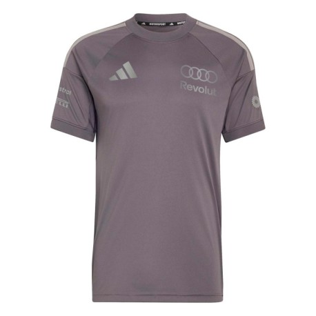 ADIDAS Audi Formula 1 Team Dna T-Shirt Replica Grigio Rosso Uomo
