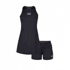 Ea7 Abito Tennis Pro Classic Nero Donna